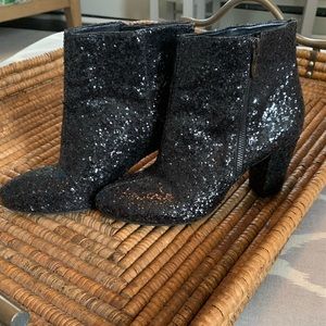 BCBG sparkle/sequin booties! Size 8 1/2!